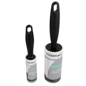 Essentials 2 Piece Travel Bonus Lint Roller Set NWT